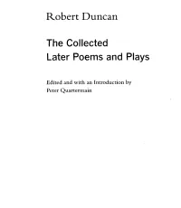 Robert Duncan