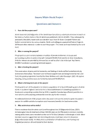 Sussex White Stork Project Questions and Answers