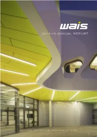 2014-15 Annual Report Foreword