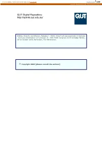 Airport City Developments in Australia : Land Use Classification and Analyses