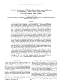 Mineral Assemblages in Granitoid Rocks: Melt : Biotite Reaction in The