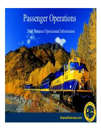 Passenger Operations