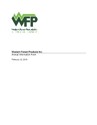 2018 Annual Information Form