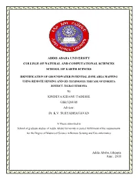 Addis Ababa University College of Natural and Computational Sciences School of Earth Scinces Kindeya Kidanu Tadesse Gsr/3204/08