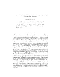 Discreteness Properties of Translation Numbers in Solvable Groups