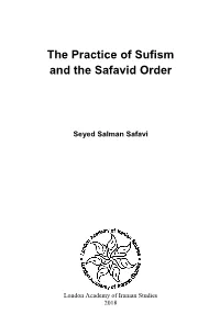 The Practice of Sufism and the Safavid Order