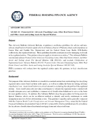 AB 2021-03: Framework for Adversely Classifying Loans, Other Real Estate Owned, and Other Assets and Listing Assets for Special Mention