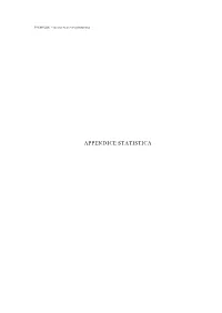 Appendice Statistica
