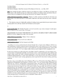 Shri Gurudas Dasgupta Called the Attention of the Minister of State in