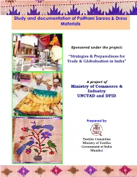Study and Documentation of Paithani Sarees & Dress Materials