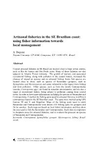 Artisanal Fisheries in the SE Brazilian Coast: Using Fisher Information Towards Local Management