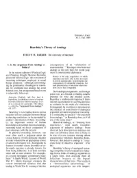 Beardsley's Theory of Analogy
