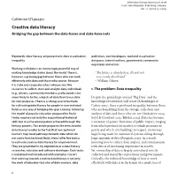 Creative Data Literacy Bridging the Gap Between the Data-Haves and Data-Have Nots