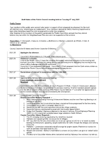 Draft Notes July 2021