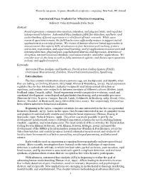 1 Automated Face Analysis for Affective Computing Jeffrey F. Cohn & Fernando De La Torre Abstract Facial Expression