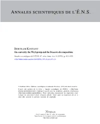 On Convexity, the Weyl Group and the Iwasawa Decomposition