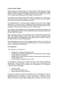 Overview of the College Solihull College & University Centre Is A