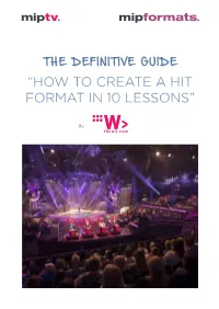 A Format Bible Is Not an Obligation, but It Is Strongly Recommended