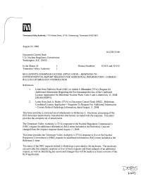Bellefonte, Units 3 and 4, Combined License Application