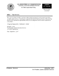 FAA Order JO 7110.10Z, Flight Services