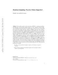 Random Sampling: Practice Makes Imperfect 3 2 Pseudo-Random Number Generators