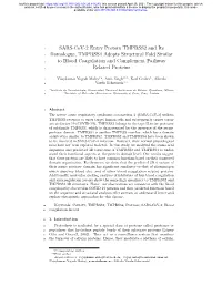 SARS-Cov-2 Entry Protein TMPRSS2 and Its Homologue, TMPRSS4