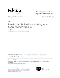 The Decolonization of Imagination: Culture, Knowledge and Power Rory J