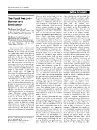 The Fossil Record