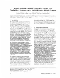 Upper Cretaceous Colorado Group in the Pasquia Hills, Northeastern Saskatchewan: a Multidisciplinary Study in Progress