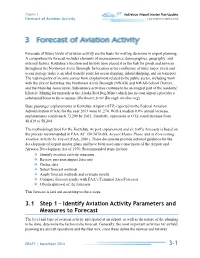 3.1 Step 1 – Identify Aviation Activity Parameters and Measures to Forecast