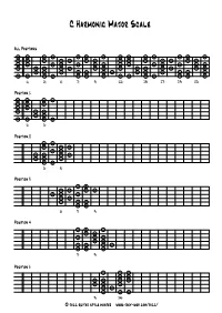 C Harmonic Major Scale