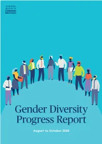 Gender Diversity Progress Report