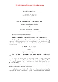 Hii Ni Nakala Ya Mtandao (Online Document)