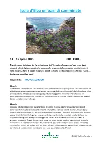 Isola D'elba Un'oasi Di Camminate