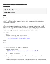 K15569543: Producing a TMM Diagnostic Core File