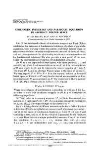 Stochastic Integrals and Parabolic Equations in Abstract Wiener Space