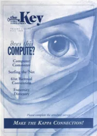 THE KEY VOL 113 NO 3 FALL 1996.Pdf