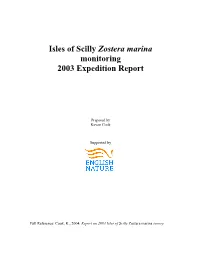 Zostera Marina Monitoring