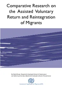 Comparative Research on the Assisted Voluntary Return and Reintegration of Migrants