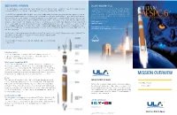 Delta IV AFSPC-6 Mission Overview