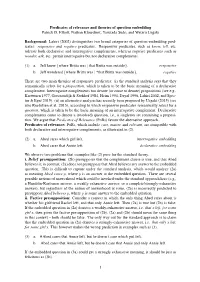 Predicates of Relevance and Theories of Question Embedding Patrick D