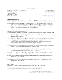 Curriculum Vitae of John C