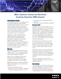 IBM Z Systems Advanced Workload Analysis Reporter (IBM Zaware)