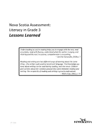 Lessons Learned