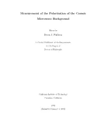 Measurement of the Polarization of the Cosmic Microwave Background