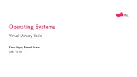 Virtual Memory Basics