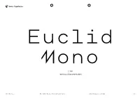 1 Font Technical Documentation