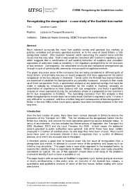 259 Re-Regulating the Deregulated – a Case Study of the Scottish Bus Market