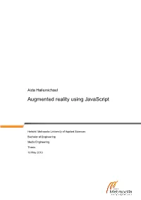 Augmented Reality Using Javascript