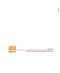 Biological Resources Survey Report